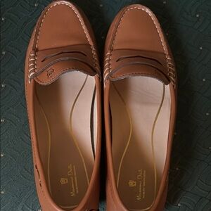 Massimo Dutti Brown Leather Loafers